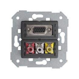 7500092-039 Коннектор VGA HD15, мама + 3RCA,  S82, S82N, 82 Detail Simon