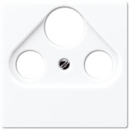 A561PLSATWW А 500 Белый Накладка TV-SAT-FM розетки Jung A серия