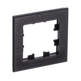 ATN312301 Рамка одинарная Schneider Electric Atlasdesign Nature, оникс металл