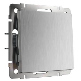 WL09-SW-1G Выключатель одноклавишный (cеребряный рифленый) Antik Werkel a035651