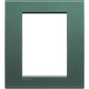LNA4826PK Рамка LivingLight Квадрат Зеленый шелк 3+3 модуля Bticino