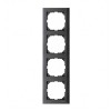 MTN4040-3614 Рамка M-Pure Антрацит 4-постовая Merten