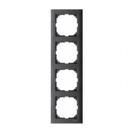 MTN4040-3614 Рамка M-Pure Антрацит 4-постовая Merten