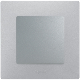 672551 Рамка Etika Алюминий 1-постовая  Legrand