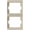 13230002 Рамка Arsys Белый с блеском 2-постовая вертикальная Berker
