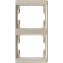 13230002 Рамка Arsys Белый с блеском 2-постовая вертикальная Berker