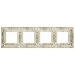 FD01414PB Рамка Granada Bright Patina 4-постовая Fede