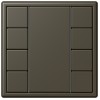 LC504TSA32140 Les Couleurs® Le Corbusier KNX кнопочный модуль F 50 с четырьмя парами кнопок ombre naturelle 31 Jung