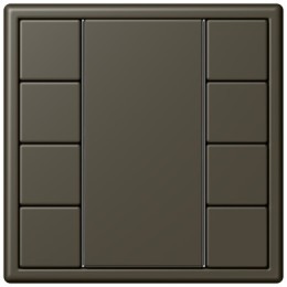 LC504TSA32140 Les Couleurs® Le Corbusier KNX кнопочный модуль F 50 с четырьмя парами кнопок ombre naturelle 31 Jung