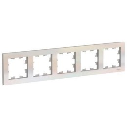 ATN000405 Рамка AtlasDesign Жемчуг 5-постовая Schneider Electric