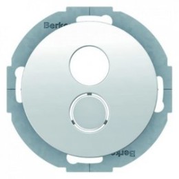 11962079 Центральная панель для розетки к громкоговорителю, R.1, цвет: белый Berker