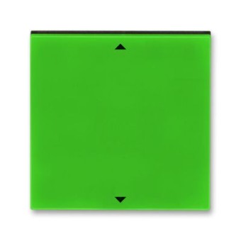 Управляющий элемент Busch-Jalousiecontrol®II ABB Levit с маркировкой зелёный / дымчатый чёрный 3299H-A00110 67 2CHH700110A4067