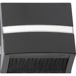 068247 Накладка для приборов с квадратной центральной панелью и наклонным выходом Черный Gira S-color