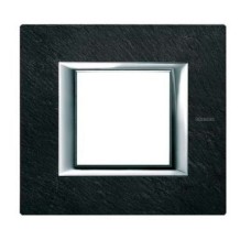 HA4802RLV Рамка Axolute Квадрат Ардезия 2-модульная Bticino HA4802RLV Рамка Axolute Квадрат Ардезия 2-модульная Bticino