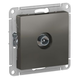 ATN000991 Atlasdesign TV Розетка оконечная 1DB, механизм, Сталь Schneider Electric