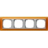 021469 Рамка Event Янтарный / Алюминий 4-постовая Gira