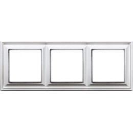 EPD483WW Рамка ECO Profi Deco Белый 3-постовая гор/верт. Jung