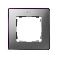 8201610-254 Рамка декоративная, 1 пост, Select, Simon 82 Detail, алюминий-фиолетовый металлик 8201610-254 Рамка декоративная, 1 пост, Select, Simon 82 Detail, алюминий-фиолетовый металлик