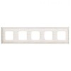 FD01235BD Рамка Provence White Decape 5-постовая Fede
