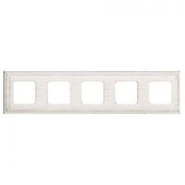 FD01235BD Рамка Provence White Decape 5-постовая Fede