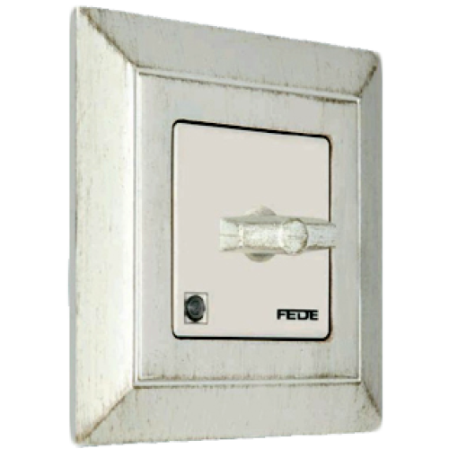 FD01251BD Рамка Provence Белый 1-постовая Fede