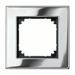 MTN403139 Рамка M-Elegance Хром 1-постовая Merten