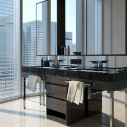 W0032708 Рамка на 3 поста Acrylic черный Werkel a059318