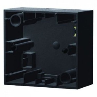 10417006 Коробка для наружного монтажа, 1-местная цвет: антрацит, матовый K.1 Berker