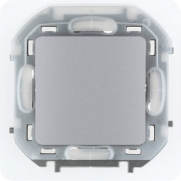 Переключатель IP44 - 10 AX - 250 В Алюминий Legrand INSPIRIA 673672