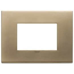 22653.85 Рамка Eikon EXE Античное золото 3-модульная Vimar