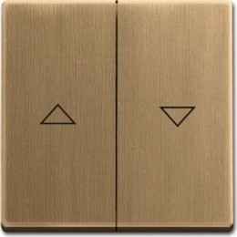 1751-0-3120 (1785 JA-840-500), Клавиша для выключатель жалюзи с/без фиксации, серия Династия, Латунь античная, ABB