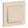 ATN000212 Atlasdesign 1-клавишный Выключатель, сх.1, 10АХ, в сборе, Бежевый Schneider Electric