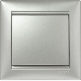 770151 Рамка Valena Алюминий 1-постовая Legrand