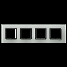 MGU68.008.7C3 Рамка Unica Class Матовое стекло 4-постовая Schneider Electric MGU68.008.7C3 Рамка Unica Class Матовое стекло 4-постовая Schneider Electric