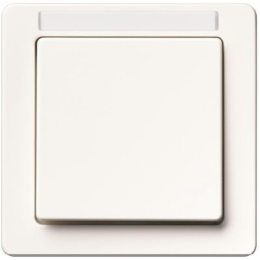 10116019 Рамка с полем для надписей Q.1 Полярная белизна с эффектом бархата 1-постовая Berker