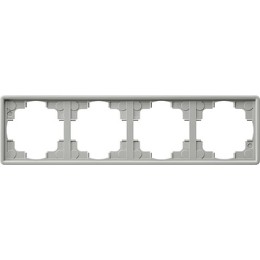 021442 Рамка S-color Серый 4-постовая Gira