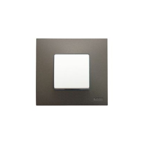 2700617-041 Накладка декоративная на рамку базовую, 1 пост, Simon 27 Play, Arctic, титан