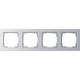 021425 Рамка E2 Алюминий 4-постовая Gira