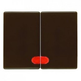 14370001 Клавиши с красной линзой цвет: коричневый, с блеском Arsys Berker