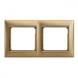 770302 Рамка Valena Золото матовое 2-постовая Legrand
