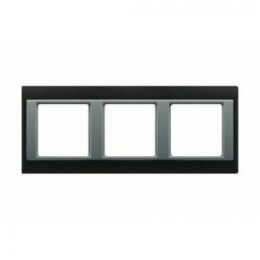 AP583GCRAL Рамка A Plus Хром / Алюминий 3-постовая Jung