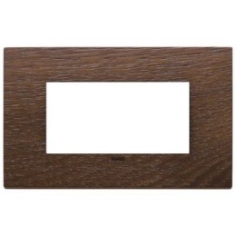 22654.32 Рамка Eikon EXE Американский орех 4-модульная Vimar
