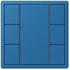 LC503TSA32030 Les Couleurs® Le Corbusier KNX кнопочный модуль F 50 с тремя парами кнопок bleu ceruleen 31 Jung