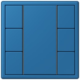 LC503TSA32030 Les Couleurs® Le Corbusier KNX кнопочный модуль F 50 с тремя парами кнопок bleu ceruleen 31 Jung