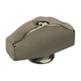 FD02314NS Поворотный выключатель "Овал фигурный", цвет Nickel Satin FEDE