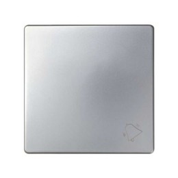 82017-33 Клавиша с пиктограммой  "звонок" для одноклавишного выключателя, S82, S82N, алюминий Simon