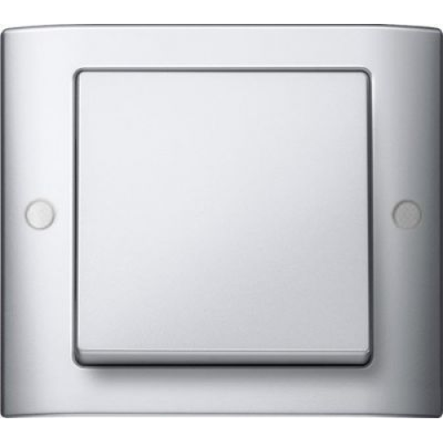 MTN401160 Рамка с винт. креп. Aquadesign Алюминий 1-постовая Merten