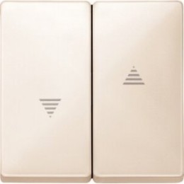 MTN411544 Клавиша х2 для жалюзи и кноп., бежевый Merten