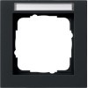 109109 Рамка установочная E2 Черный матовый 1-постовая Gira
