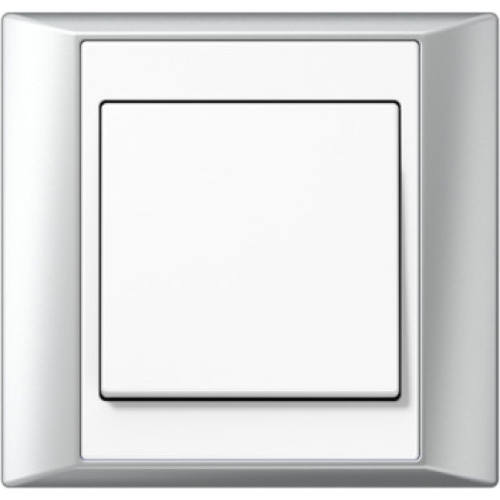 AP581ALWW Рамка A Plus Алюминий 1-постовая Jung